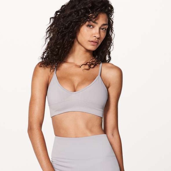 lululemon athletica Other - Lululemon Gray Awakening Bra Taryn Toomey Size 2
